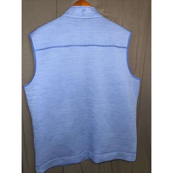 Mens Blue Ashworth Weather System Lined Waterproof Vest Size Large - Picture 3 of 7